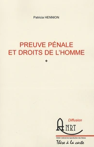 Preuve pénale et droits de l'Homme