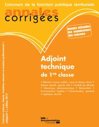 Adjoint technique de 1re classe