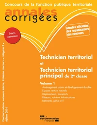 Technicien territorial, technicien territorial principal de 2e classe, concours externe, interne et 3e concours catégorie B