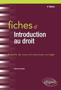 Fiches d'introduction au droit