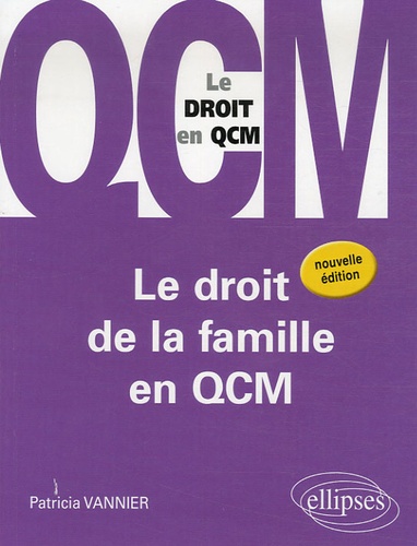 Le droit de la famille en QCM 2e édition - Occasion