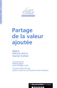 Patrick Artus et Daniel Cohen - Partage de la valeur ajoutée.