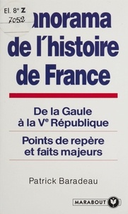 Patrick Baradeau - Panorama de l'histoire de France.