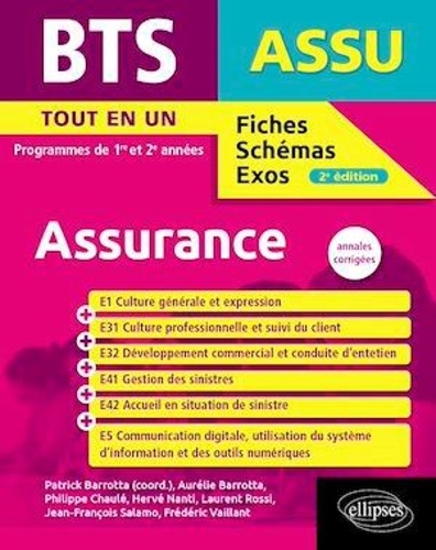 BTS Assurance. Tout en un 1re et 2e années 2e édition