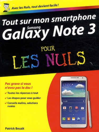 Tout sur mon smartphone Galaxy Note 3 pour les nuls
