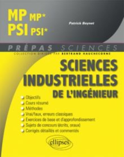 Sciences industrielles de l'ingénieur MP MP*, PSI PSI*