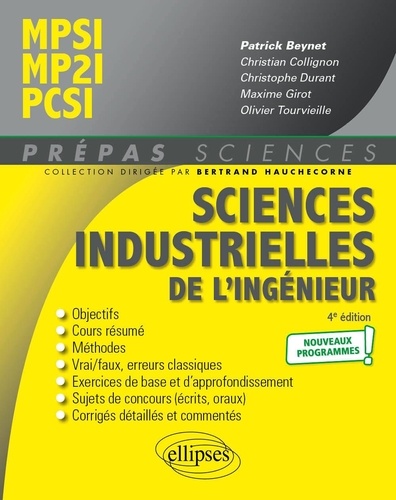 Patrick Beynet - Sciences industrielles de l'ingénieur MPSI, MP2I, PCSI.