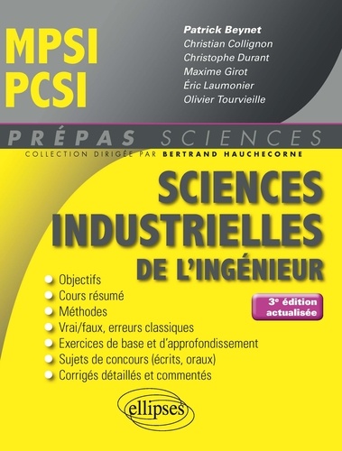 Patrick Beynet et Christian Collignon - Sciences industrielles de l'ingénieur MPSI PCSI.