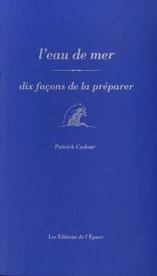 L'eau de mer