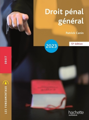 Droit pénal général  Edition 2023