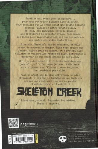 Skeleton Creek Tome 3 Le Crâne