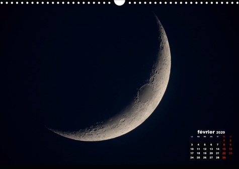 CALVENDO Science  Phases de la lune (Calendrier mural 2020 DIN A3 horizontal). Les différentes phases de la lune du premier au dernier croissant (Calendrier mensuel, 14 Pages )