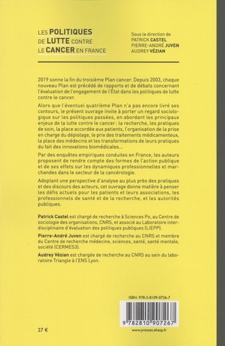 Les politiques de lutte contre le cancer en France. Regards sur les pratiques et les innovations médicales