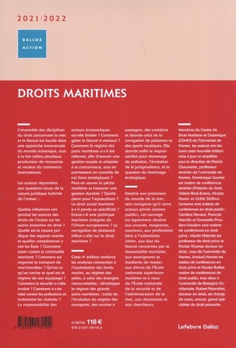 Droits maritimes  Edition 2021-2022