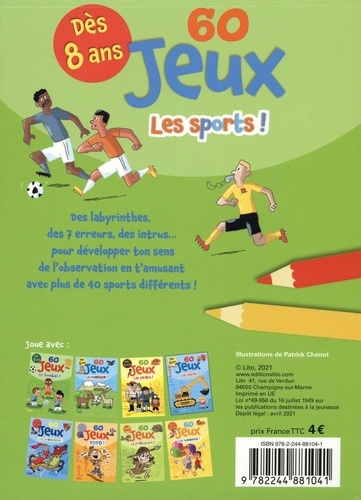 60 jeux Les sports !