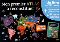 Patrick David et Eugénie Varone - Mon premier atlas à reconstituer - Un livre de 108 pages pour découvrir le monde + un planisphère géant aimanté + 81 pièces magnétiques des pays du monde.