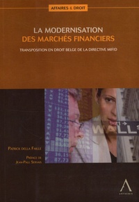 La modernisation des marchés financiers - Transposition en droit belge de la directive MIFID.pdf