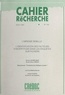 Patrick Dubéchot et Marie-Odile Simon - L'impensé rebelle - L'identification des facteurs d'incertitude dans les enquêtes sur fichiers.