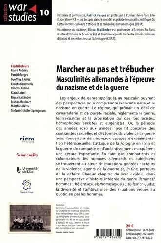 Marcher au pas et trébucher. Masculinités allemandes à l'épreuve du nazisme et de la guerre