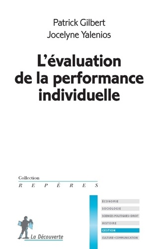 Patrick Gilbert et Jocelyne Yalenios - L'évaluation de la performance individuelle.