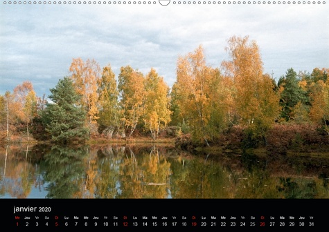 CALVENDO Nature  PROMENADES AUTOMNALES(Premium, hochwertiger DIN A2 Wandkalender 2020, Kunstdruck in Hochglanz). Une saison à nulle autre pareille, l'automne (Calendrier mensuel, 14 Pages )