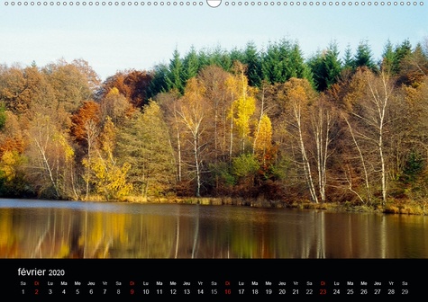 CALVENDO Nature  PROMENADES AUTOMNALES(Premium, hochwertiger DIN A2 Wandkalender 2020, Kunstdruck in Hochglanz). Une saison à nulle autre pareille, l'automne (Calendrier mensuel, 14 Pages )