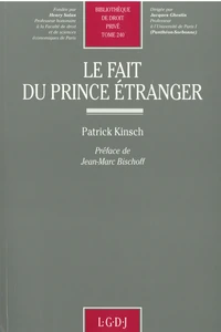 Le fait du prince étranger