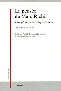 La pensée de Marc Richir