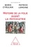 Histoire de la folie avant la psychiatrie