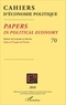 Patrick Mardellat - Cahiers d'économie politique N° 70/2016 : .