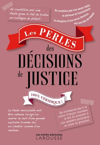 Patrick Méheust - Les perles des décisions de justice.