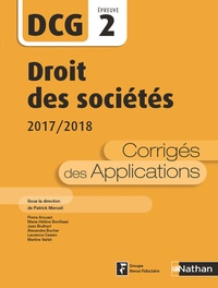 Droit des sociétés DCG 2 - Corrigés des applications.pdf