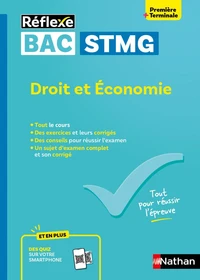 Guide Bac STMG - Spécialité Droit et Économie 1re/ Tle - Réflexe - N° 19
