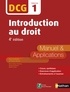 Patrick Mercati - Introduction au droit DCG 1 - Manuel & Applications.