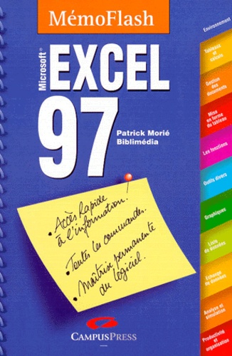 Patrick Morié - Excel 97 - Mémento, Microsoft.