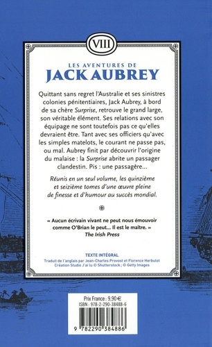 Les aventures de Jack Aubrey Tome 8 L'exilée ; Une mer couleur de vin