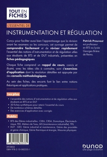 L'essentiel d'instrumentation et régulation. BTS