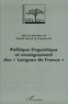 Patrick Sauzet et François Pic - Politique linguistique et enseignement des langues de France.