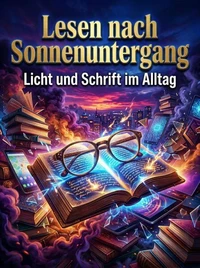 Lesen nach Sonnenuntergang