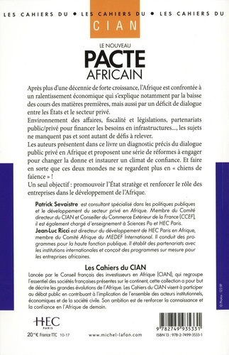 Le nouveau pacte africain. Les défis du dialogue public-privé
