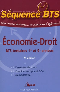 Economie-Droit BTS tertiaires 1re et 2e années