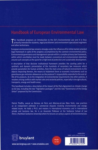 Handbook of European Environmental Law