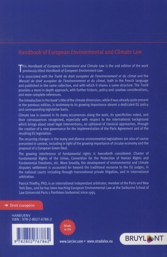 Handbook of European Environmental Law 2nd edition