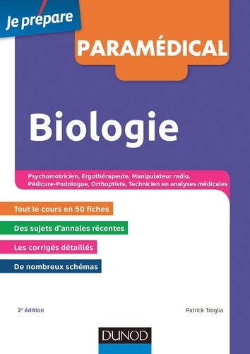 Patrick Troglia - Biologie - Concours paramédical.