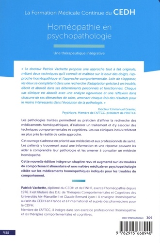 Homéopathie en psychopathologie. Une thérapeutique intégrative 2e édition