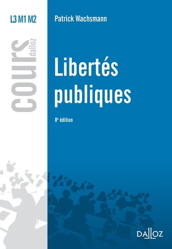 Libertés publiques 8e édition - Occasion
