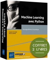 Livres en ligne gratuits à télécharger pdf Machine Learning avec Python - Coffret de 2 livres - Des algorithmes à la pratique  - Noir & blanc par Patrick Wampé, Madjid Khichane