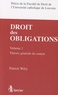Patrick Wéry - Droit des obligations - Volume 1, Théorie générale du contrat.