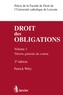 Patrick Wéry - Droit des obligations - Volume 1, Théorie générale du contrat.