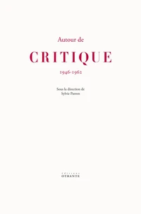 Autour de "Critique"